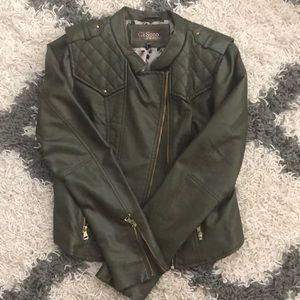 Faux Leather Jacket